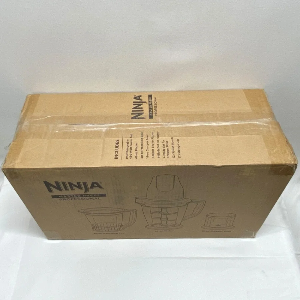 Ninja Master Prep Professional Food Blender 48OZ Crush Chop Drink Maker New NIOB
